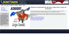 Desktop Screenshot of largesound.com